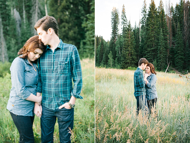 engagement photos in millcreek canyon