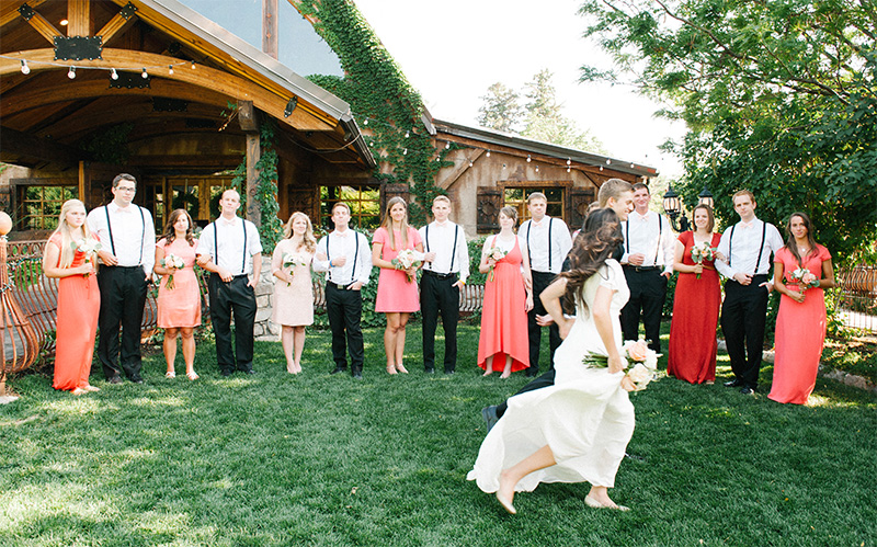 bridal party wedding photo ideas
