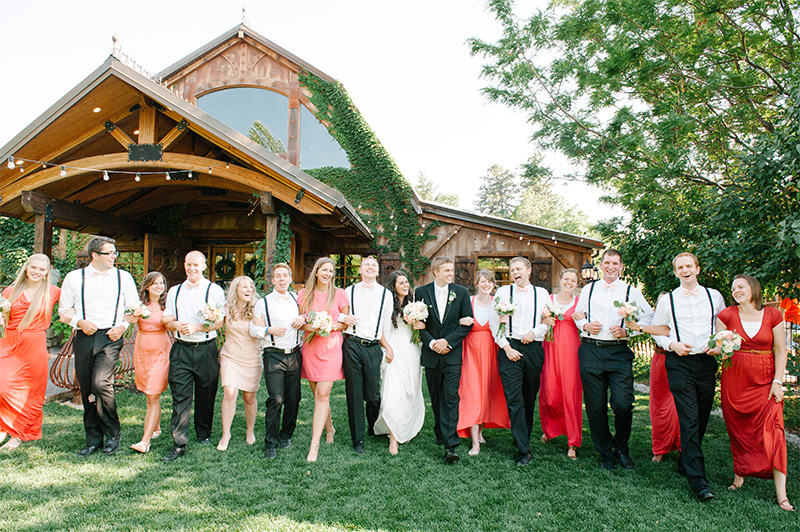 wadley farms utah bridal party wedding photos